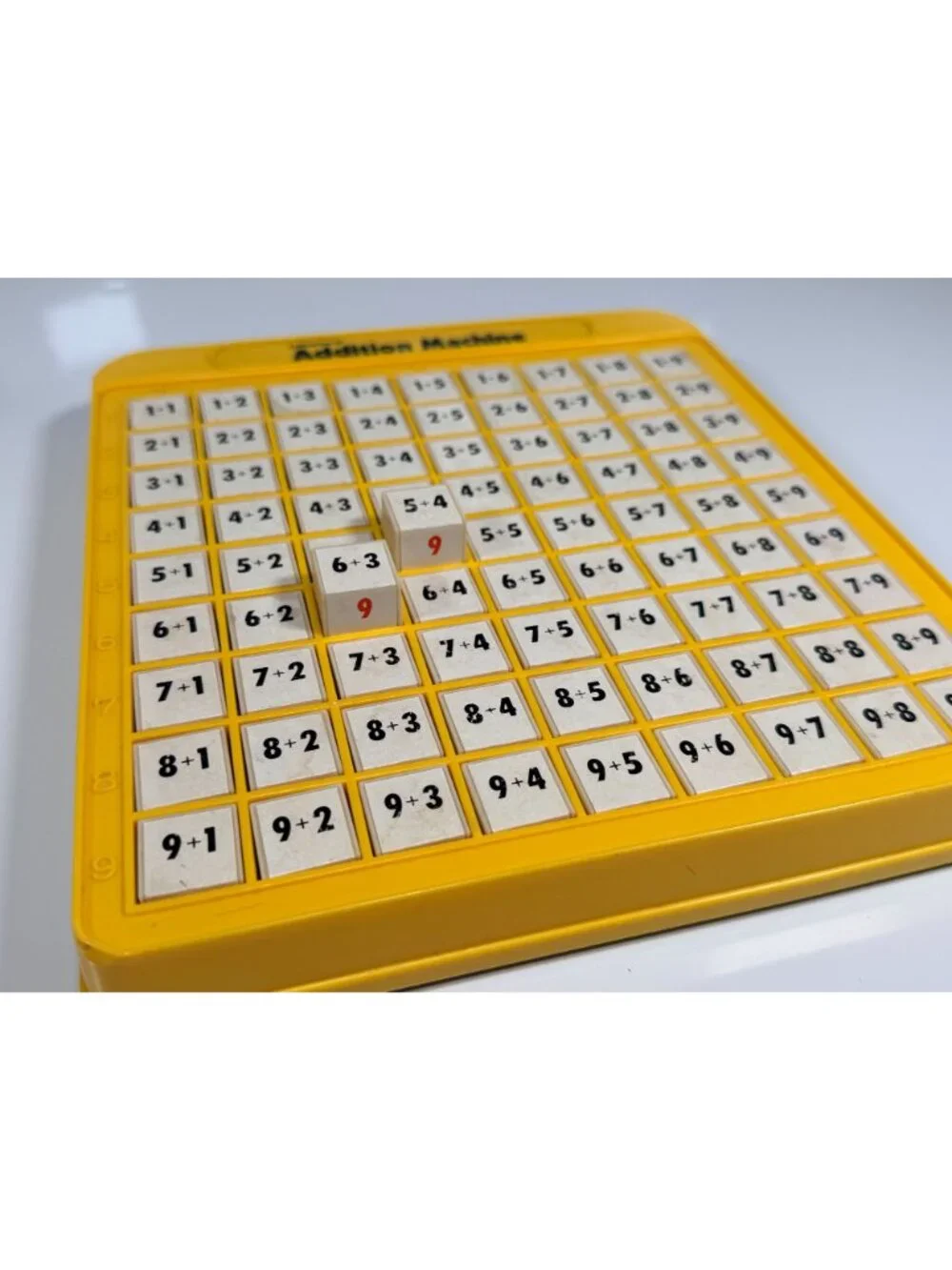 Lakeshore Addition Machine Educational Math Toy Yellow 9